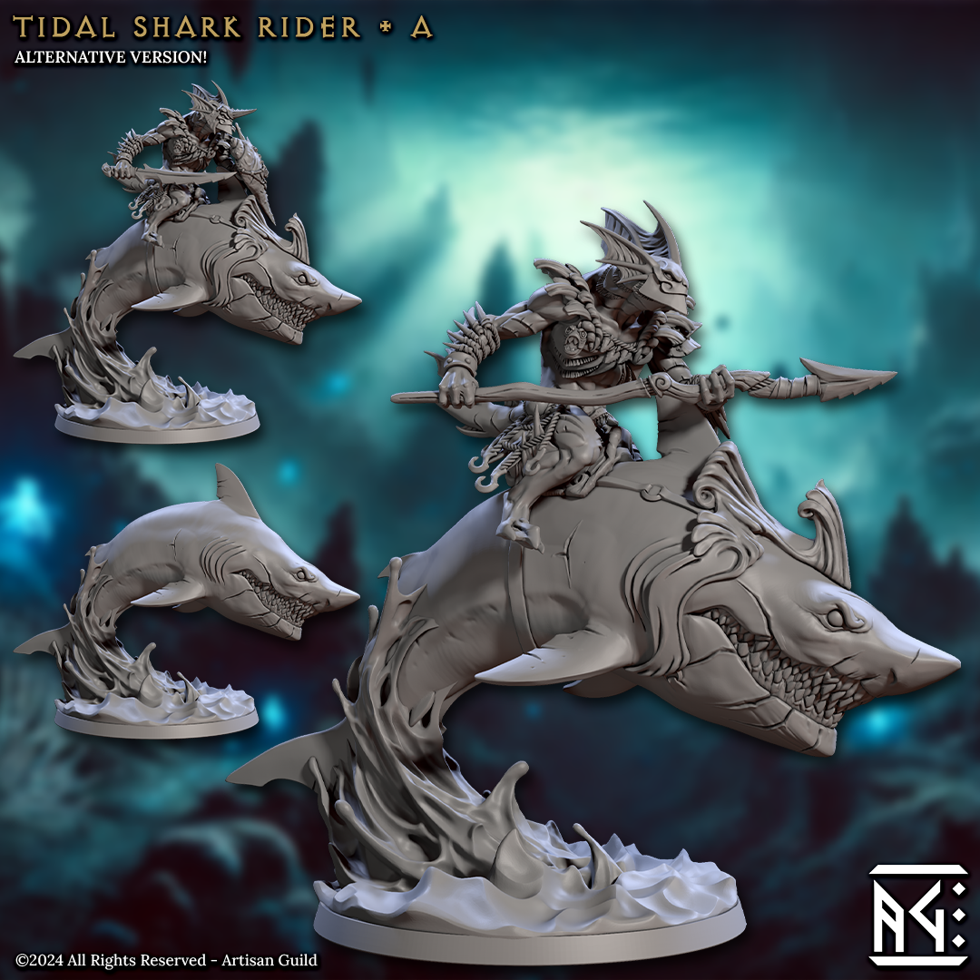 Tidal Shark Rider - A (Mirmidons of the Death-Tide)